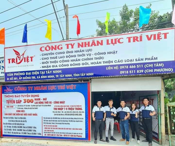 Khu vực Tây Ninh - Nhân Lực Trí Việt - Công Ty TNHH Thương Mại Và Dịch Vụ Nhân Lực Trí Việt
